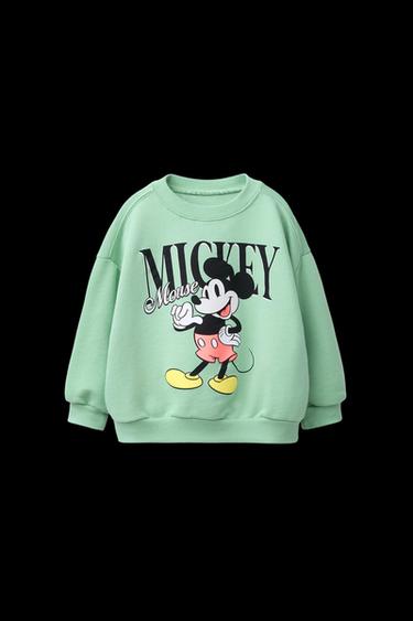 SUDADERA ESTAMPADO MICKEY MOUSE © DISNEY - Verde claro de Zara - Imagen 0
