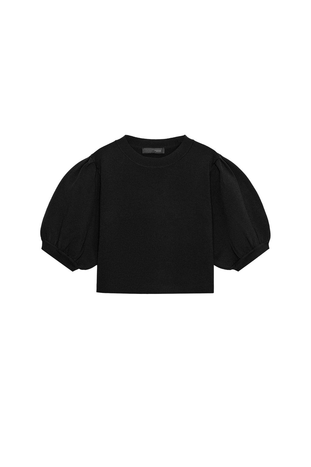 PUFF SLEEVE KNIT TOP - image 3