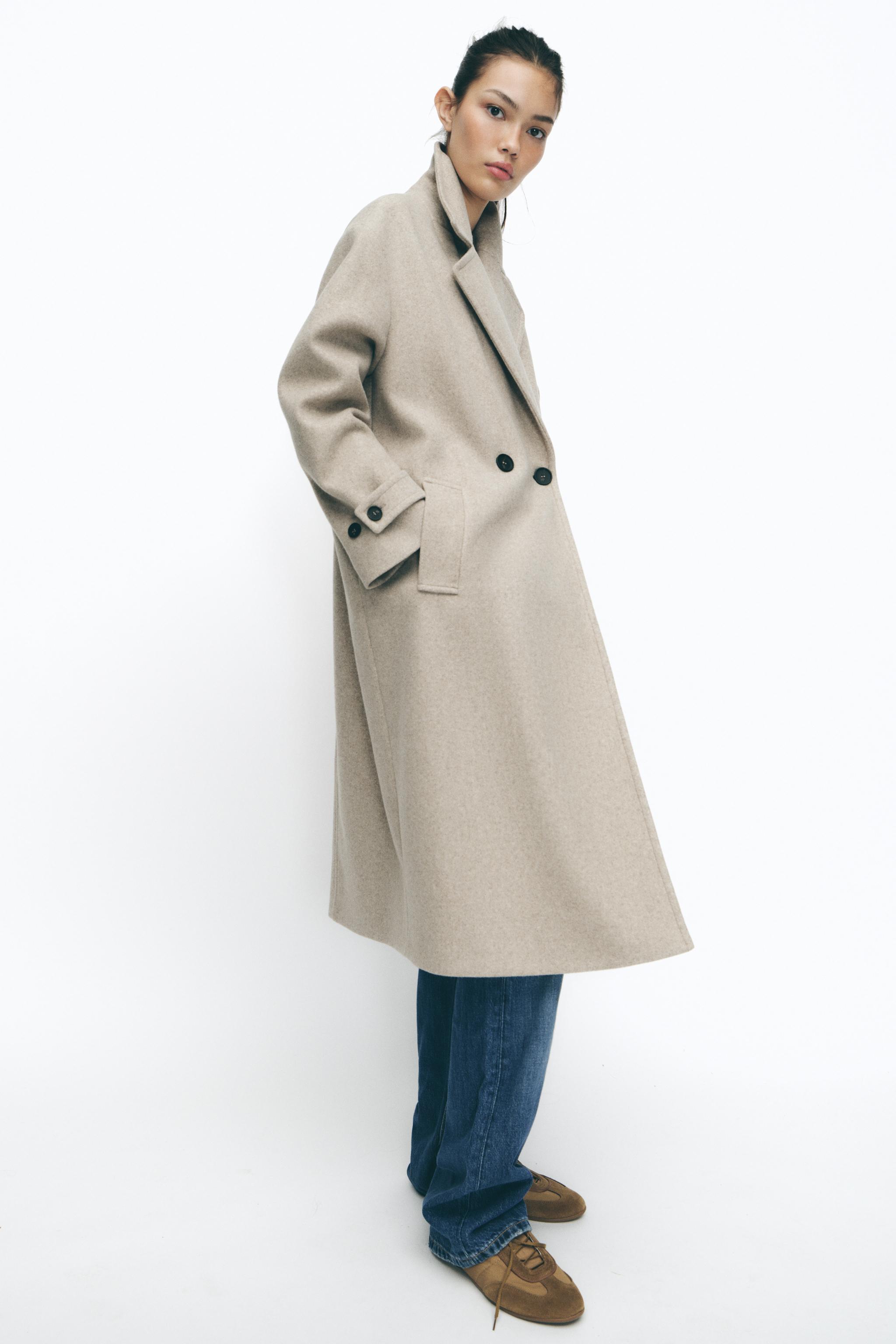 オーバーサイズ ソフトコート - ベージュ | ZARA Japan / 日本