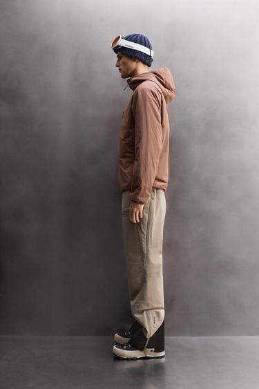 SKI PADDED MID-LAYER JACKET - Dark red by Zara - Image 3