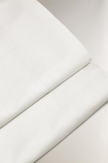 SATEEN FLAT SHEET (1000 THREAD COUNT) - White by Zara - Image 4