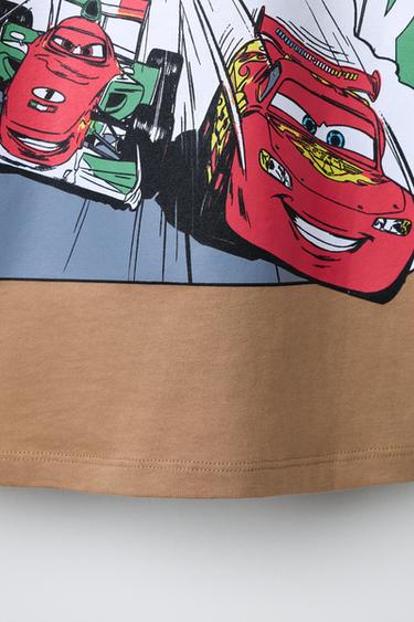 T-SHIRT IMPRIMÉ CARS © DISNEY - Marron clair de Zara - Image 3