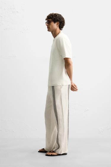 TEXTURED REGULAR FIT SWEATSHIRT - Oyster-white by Zara - Image 3