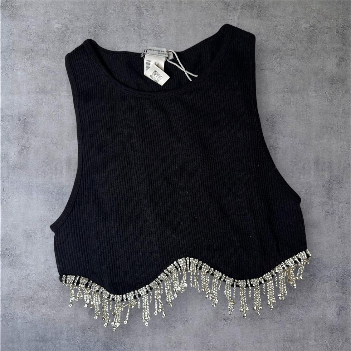 SEAMLESS RHINESTONE TOP