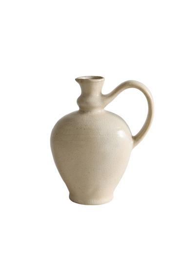 STONEWARE CRUET WITH HANDLE - Grey / Beige by Zara