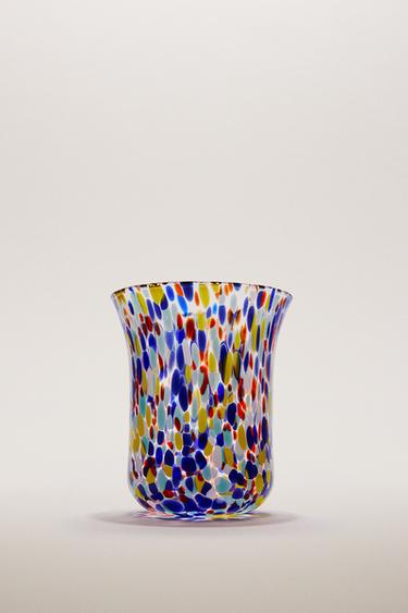 VERRE SOUFFLÉ RECYCLABLE TACHETÉ - Bleu de Zara - Image 6