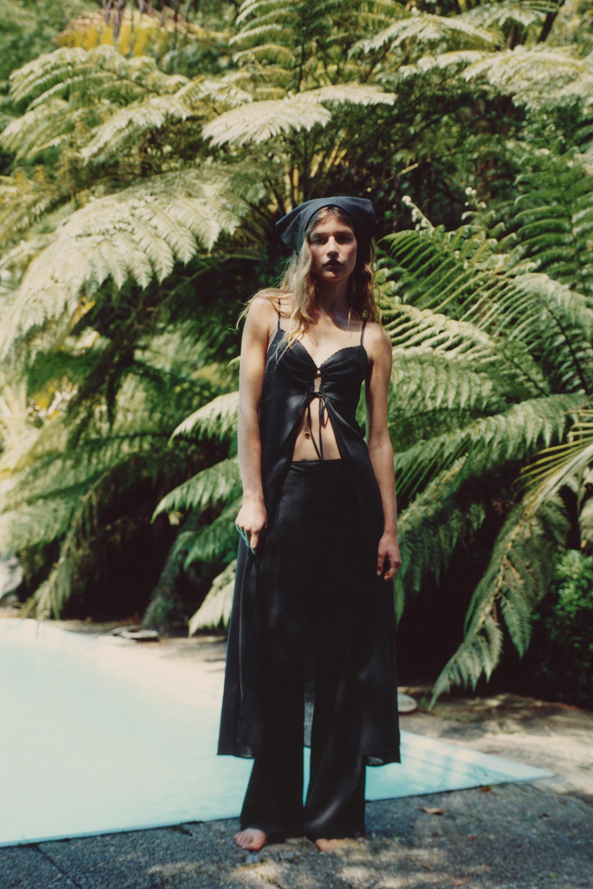 TOP LONG STYLE LINGERIE AVEC LIN