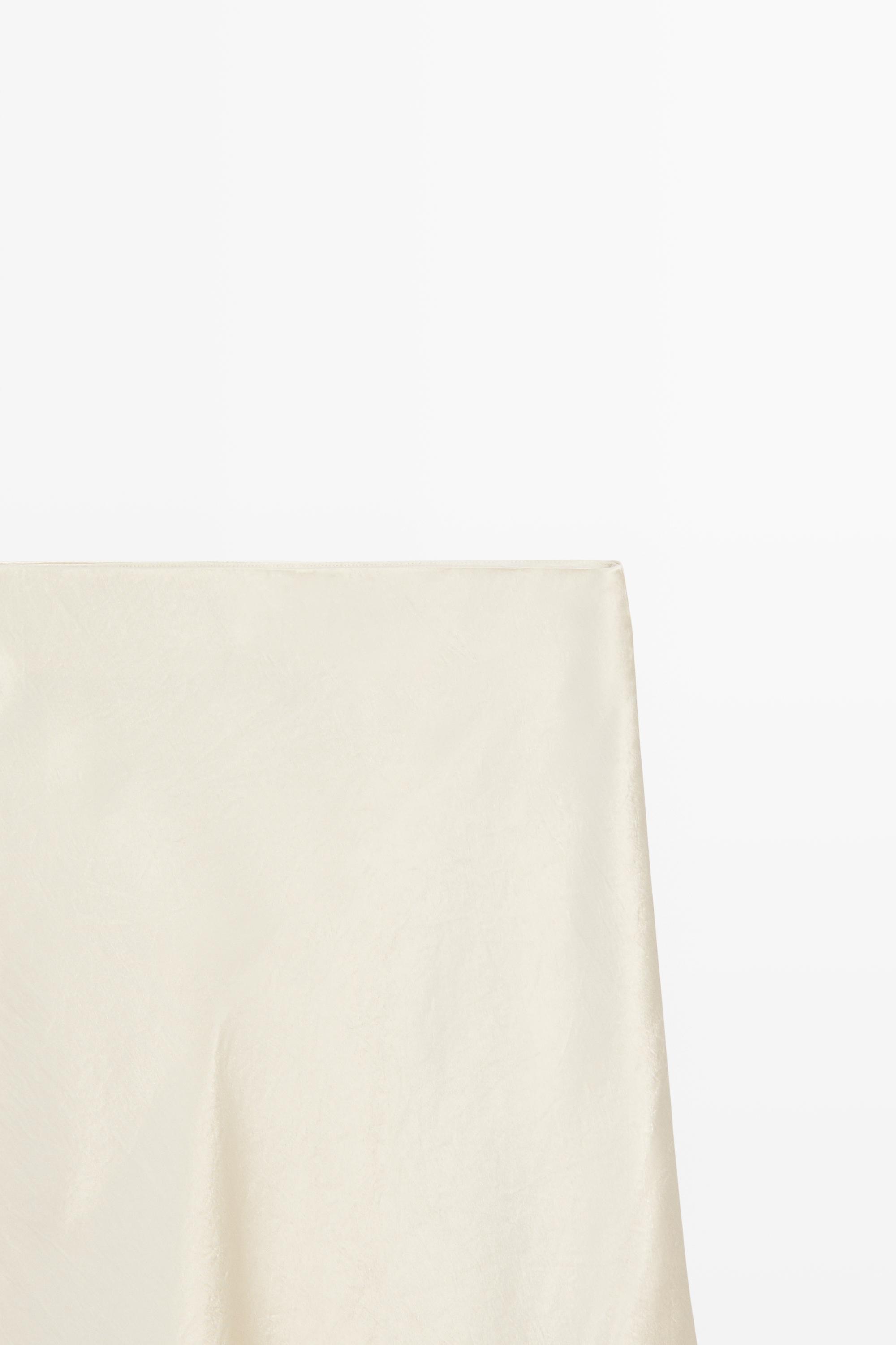Flowing satin midi skirt - STUDIO