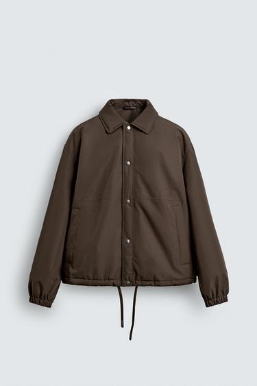 TECHNICAL QUILTED JACKET - Brown by Zara - Image 6