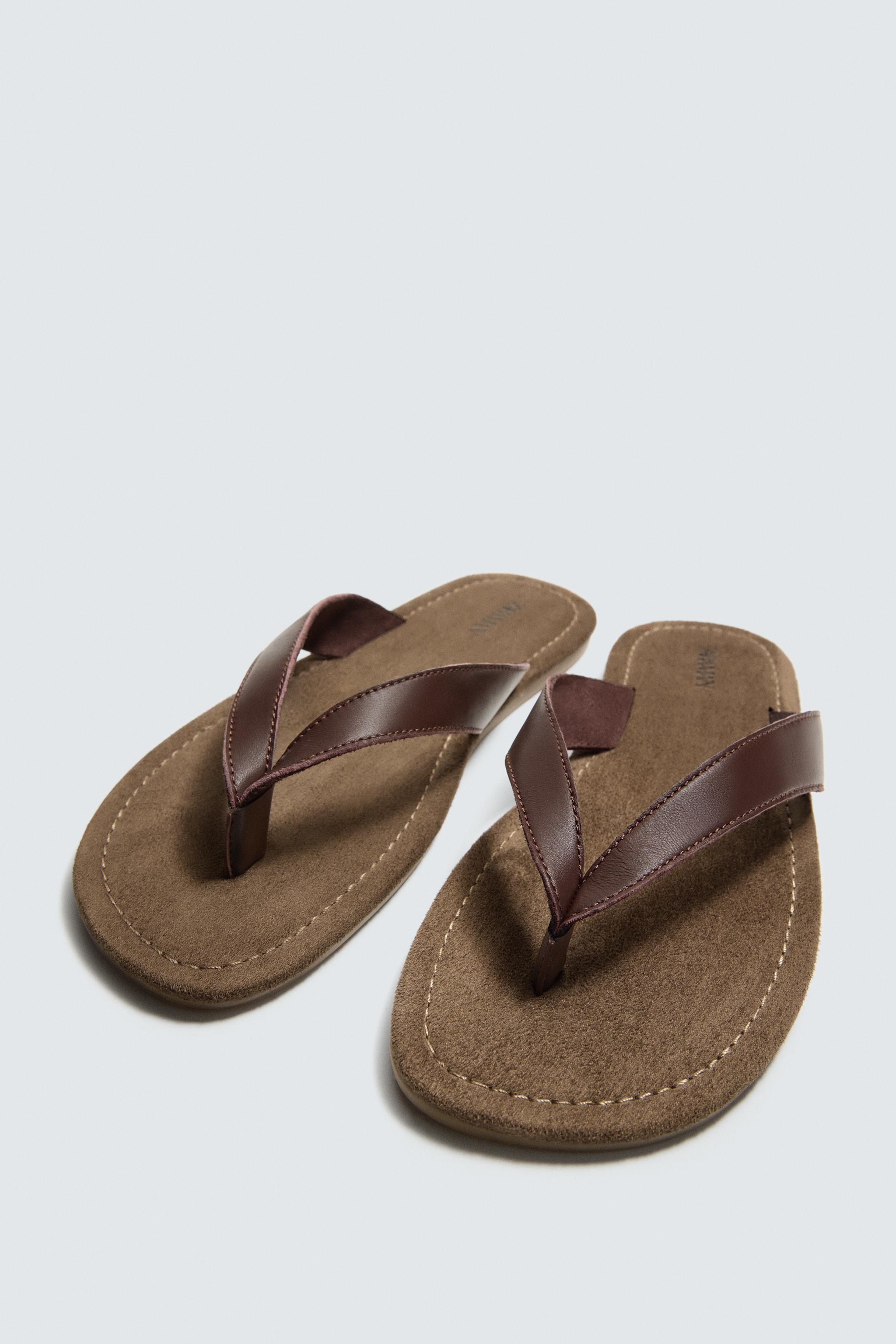 SANDALES EN CUIR À BRIDES
