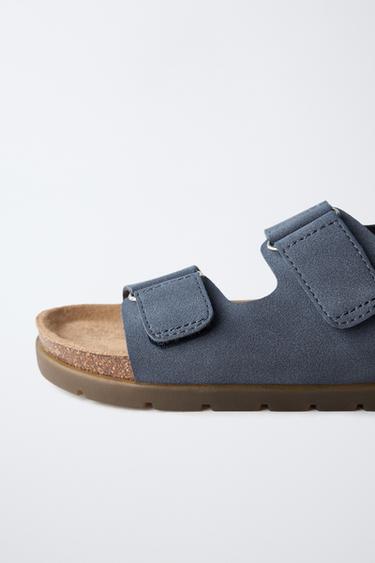 SANDALES À BRIDES - Bleu de Zara - Image 5