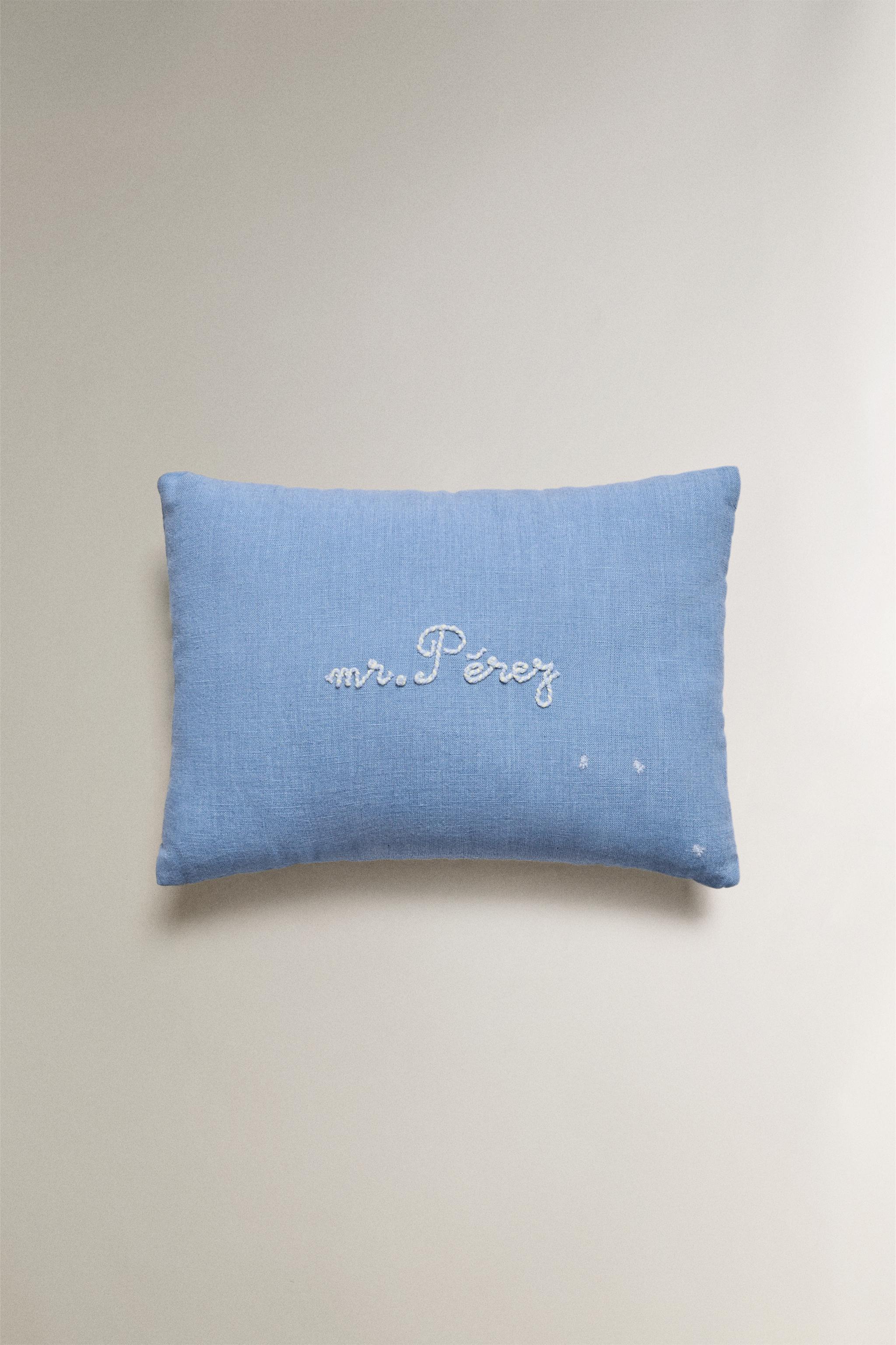 KIDS' TOOTH FAIRY CUSHION — Blue