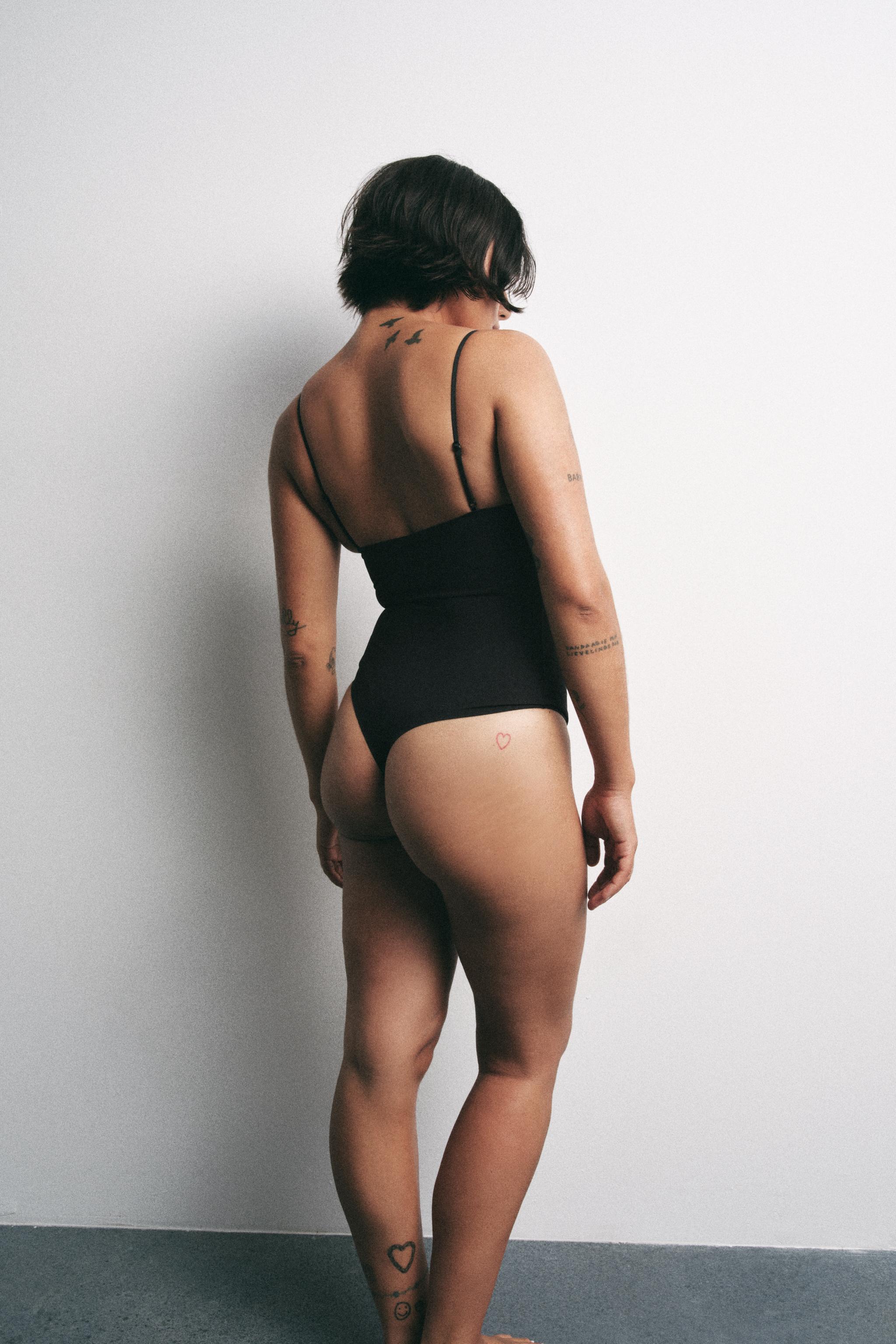 POLYAMIDE STRAPPY BODYSUIT
