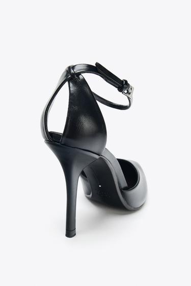 CHAUSSURES À TALONS BRIDE CHEVILLE - Noir de Zara - Image 3