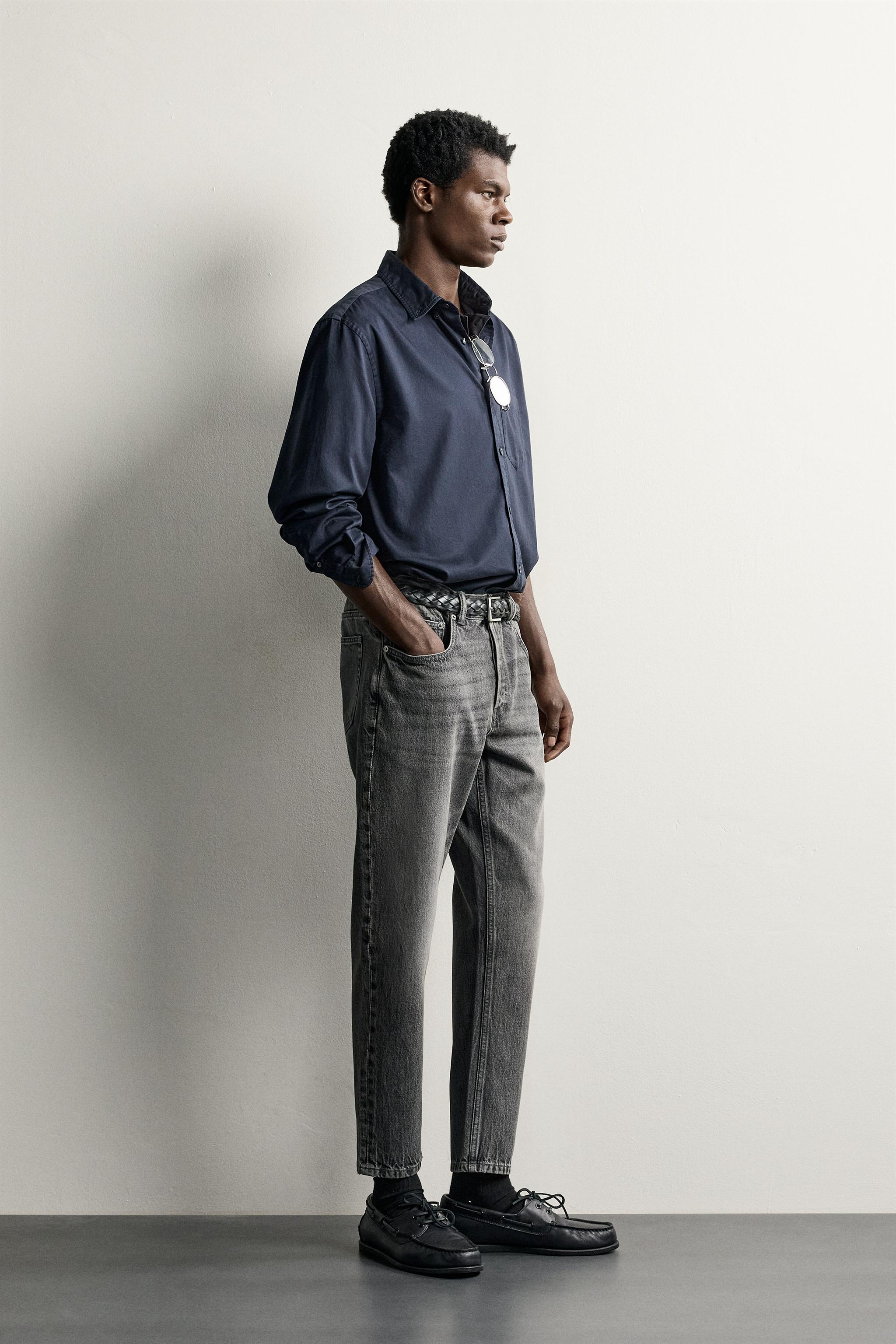 Zara CROP SLIM FIT JEAN görsel 4