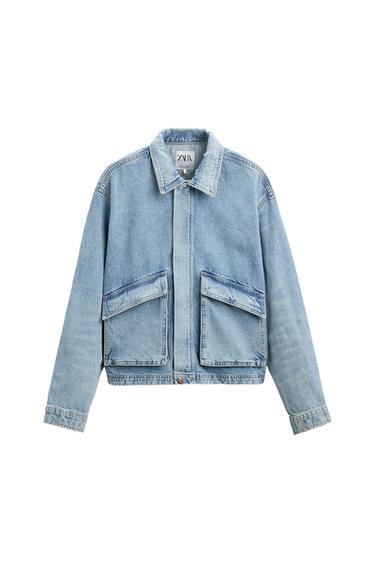CROPPED FIT DENIM JACKET