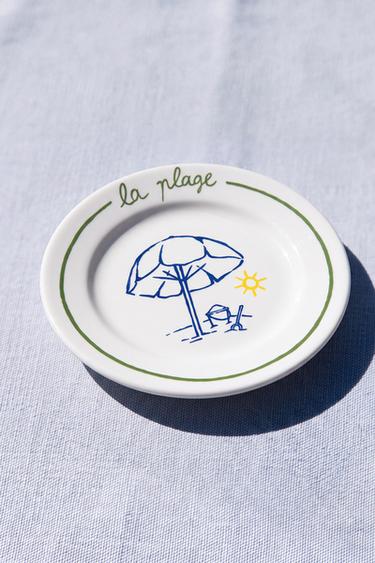 SUMMER DESSERT PLATE | DIEGO NINE - أخضر الخاص بـ Zara