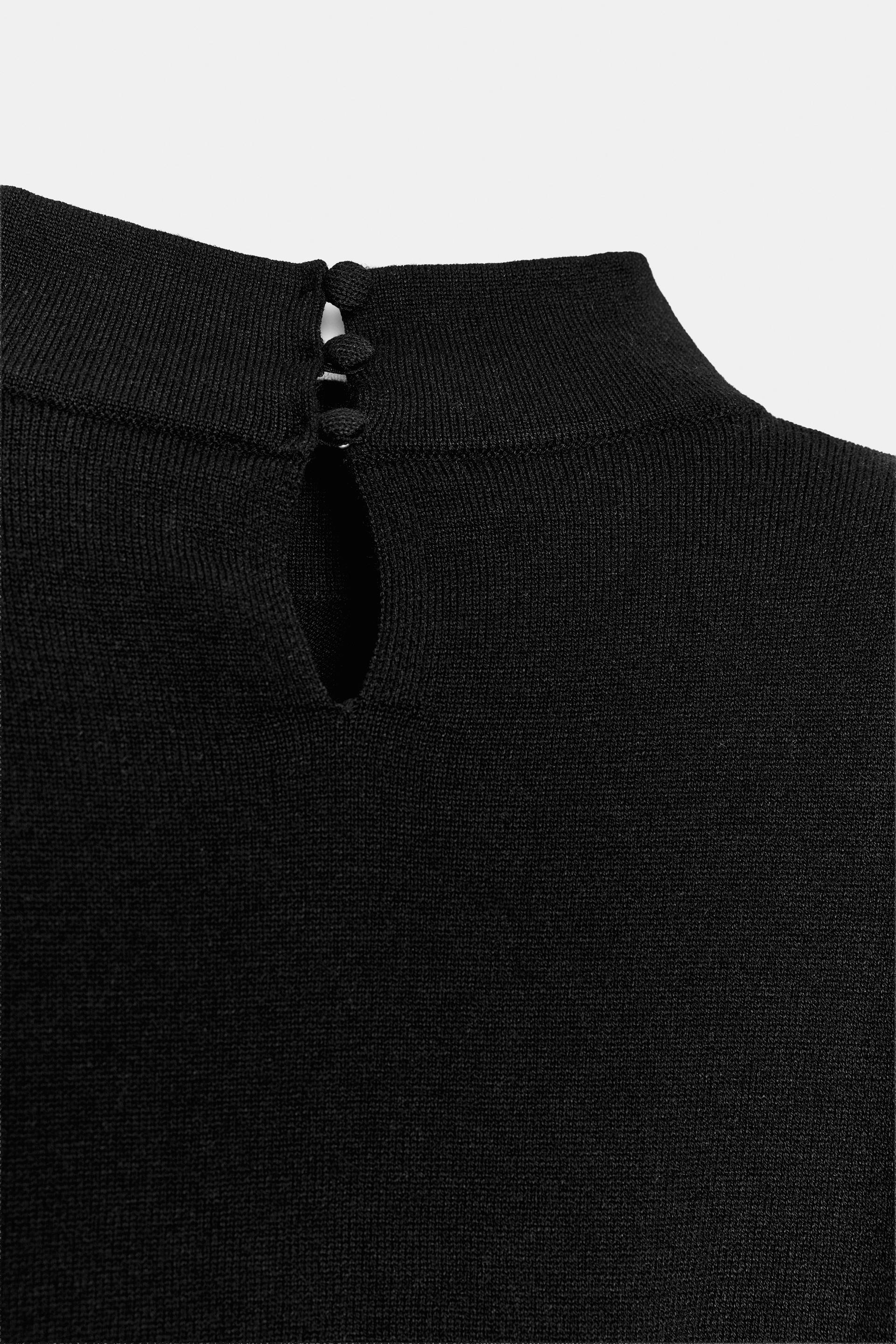 SHOULDER PAD KNIT SWEATER thumbnail 9
