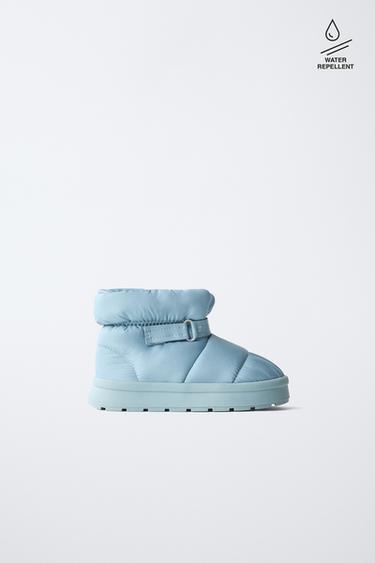 NYLON WATER REPELLENT BOOTS - Blue by Zara