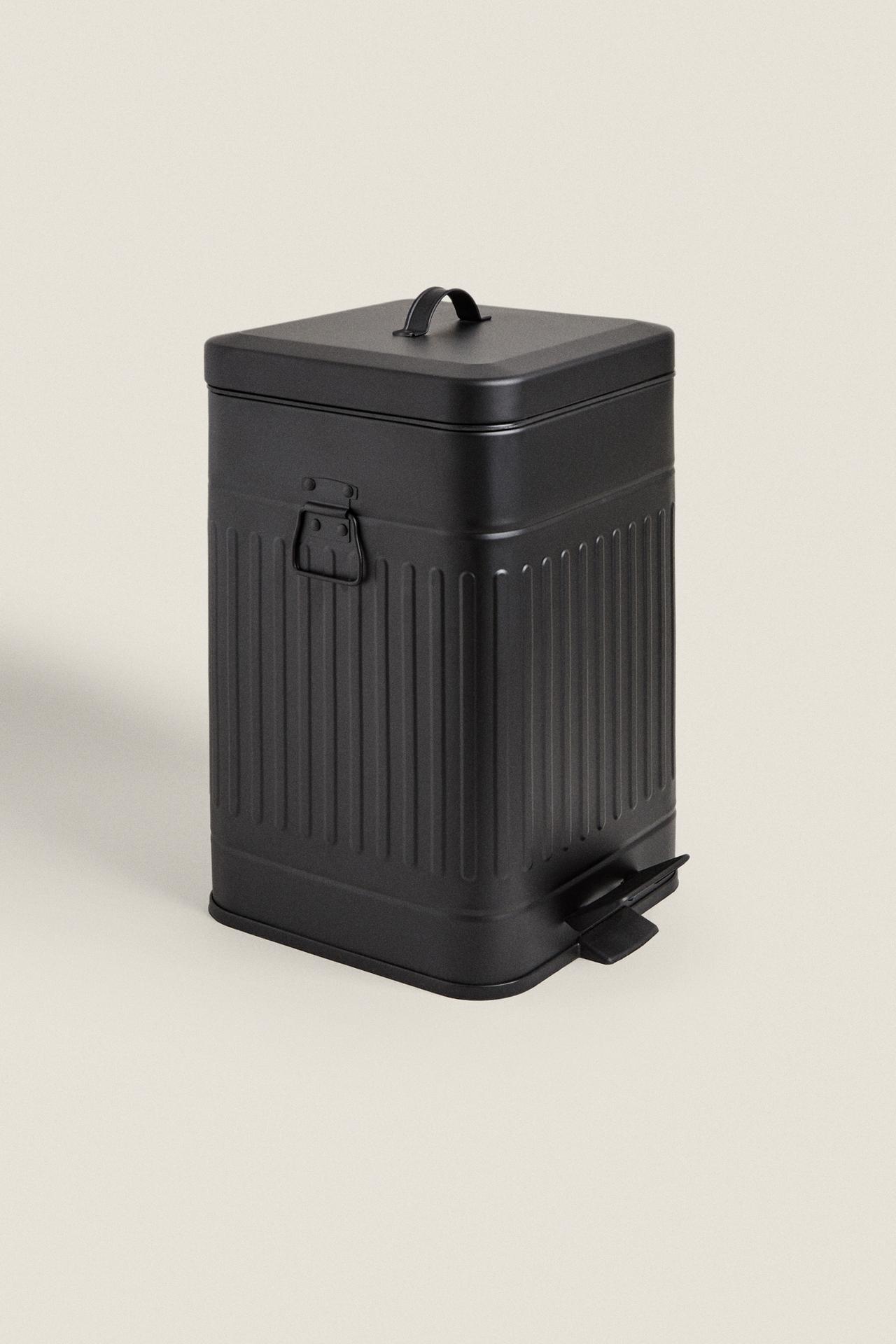 SMALL KITCHEN BIN — Black