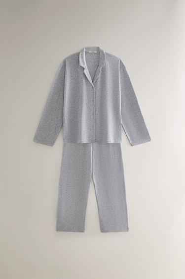 CHEMISE MANCHES LONGUES COTON - Gris de Zara - Image 3