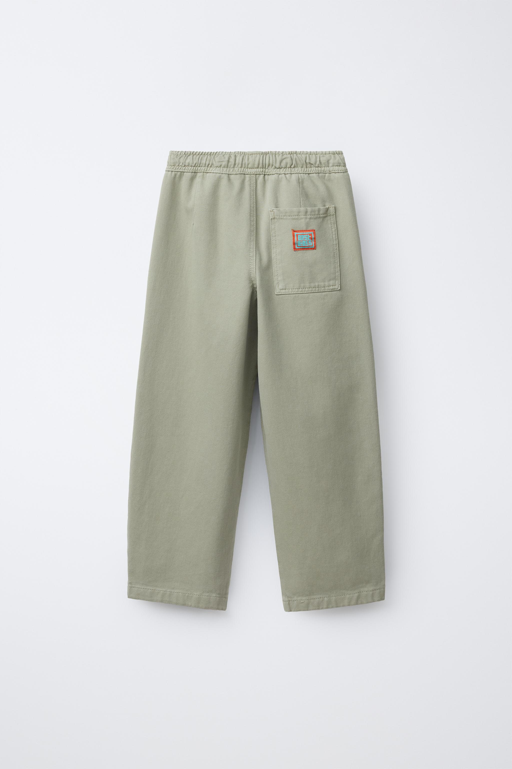 BALLOON SEAM TROUSERS — Green