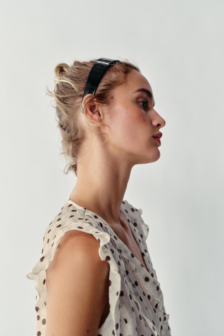 Blusa estampada de lunares 4