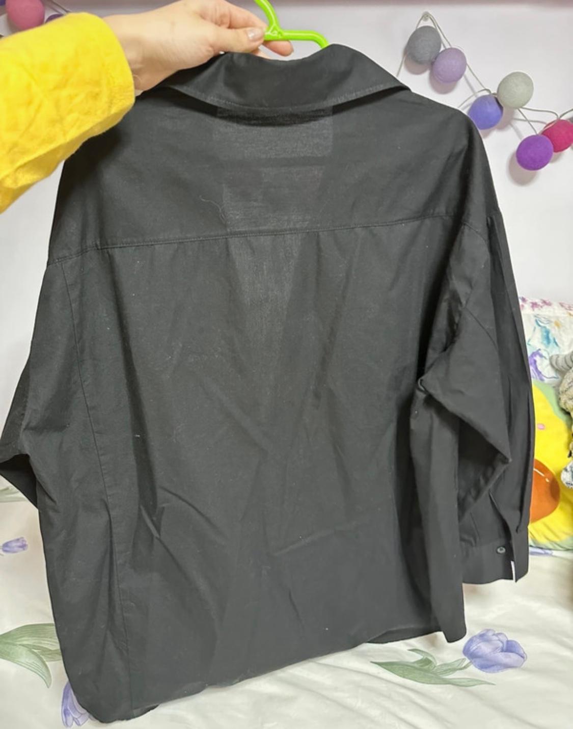 OVERSIZE STUDDED POPLIN SHIRT - Image 2
