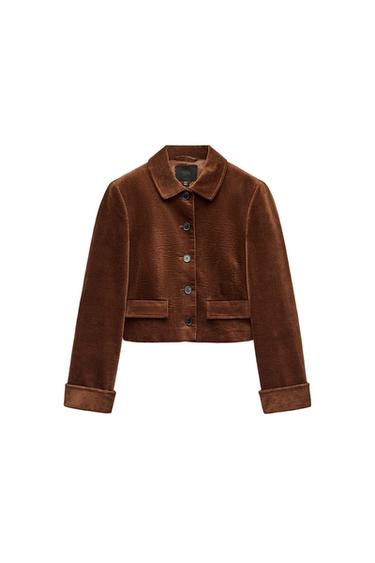 SHORT VELVET JACKET