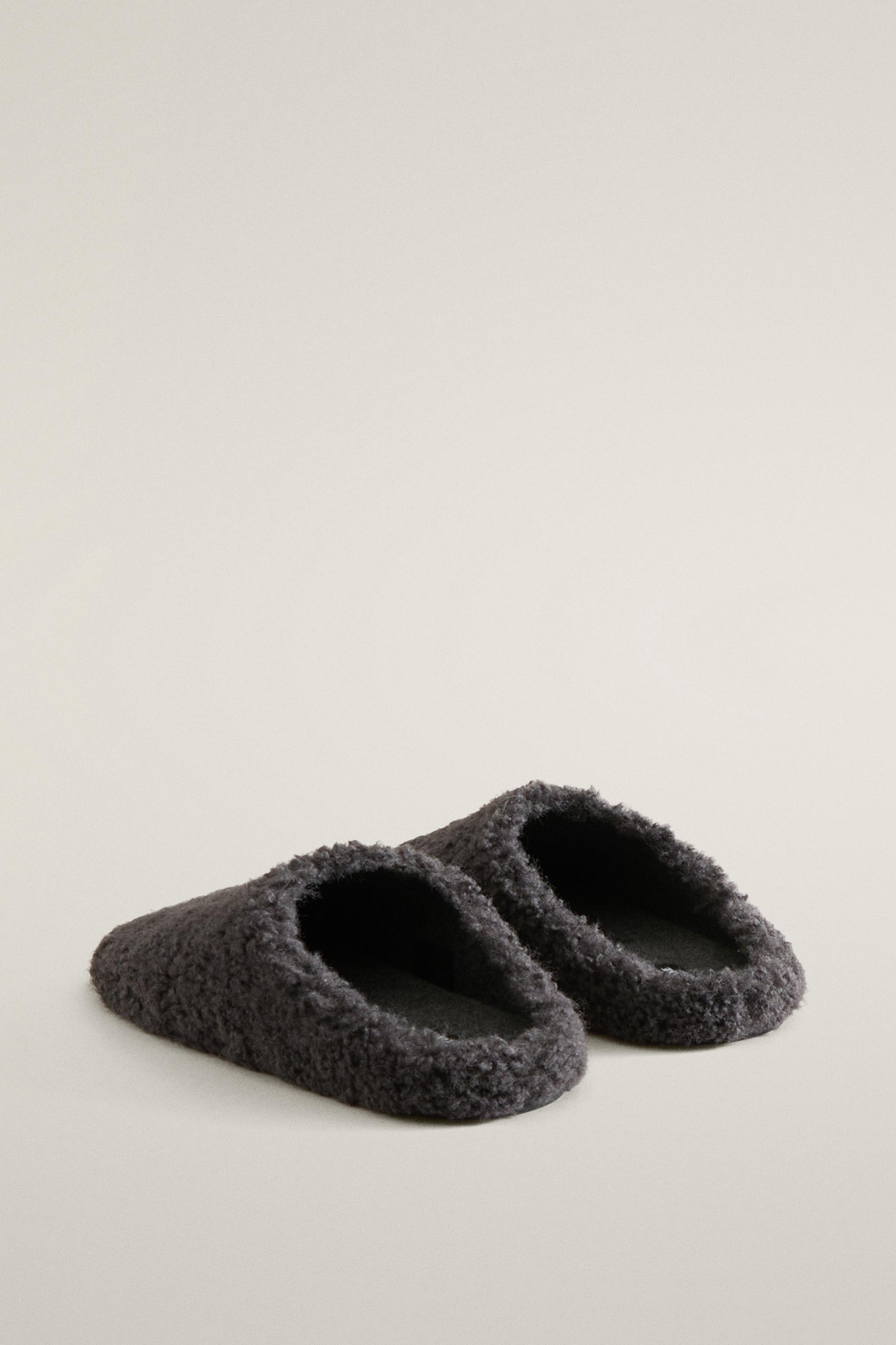 MULES EFFET PEAU DE MOUTON