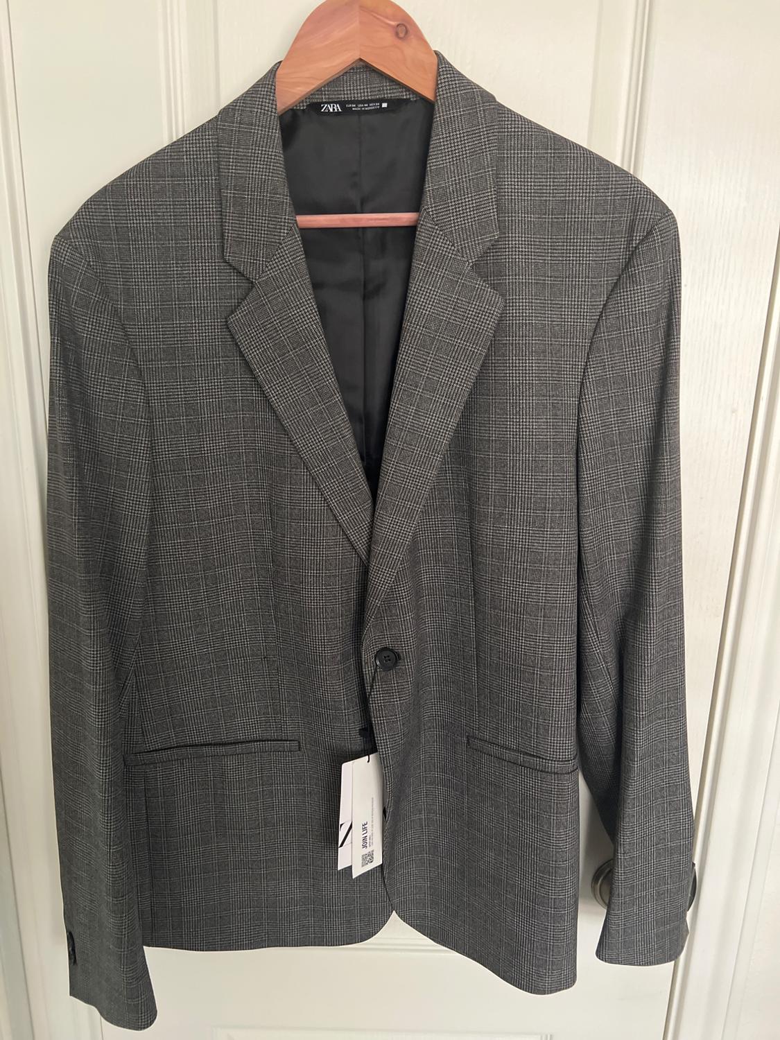 PLAID SUIT JACKET - Image 4