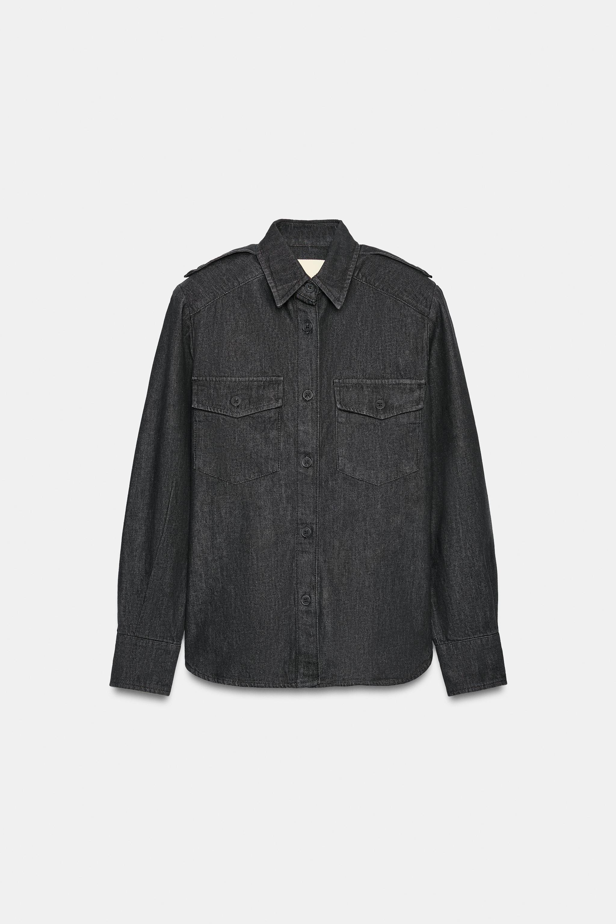 TRF DENIM POCKET SHIRT