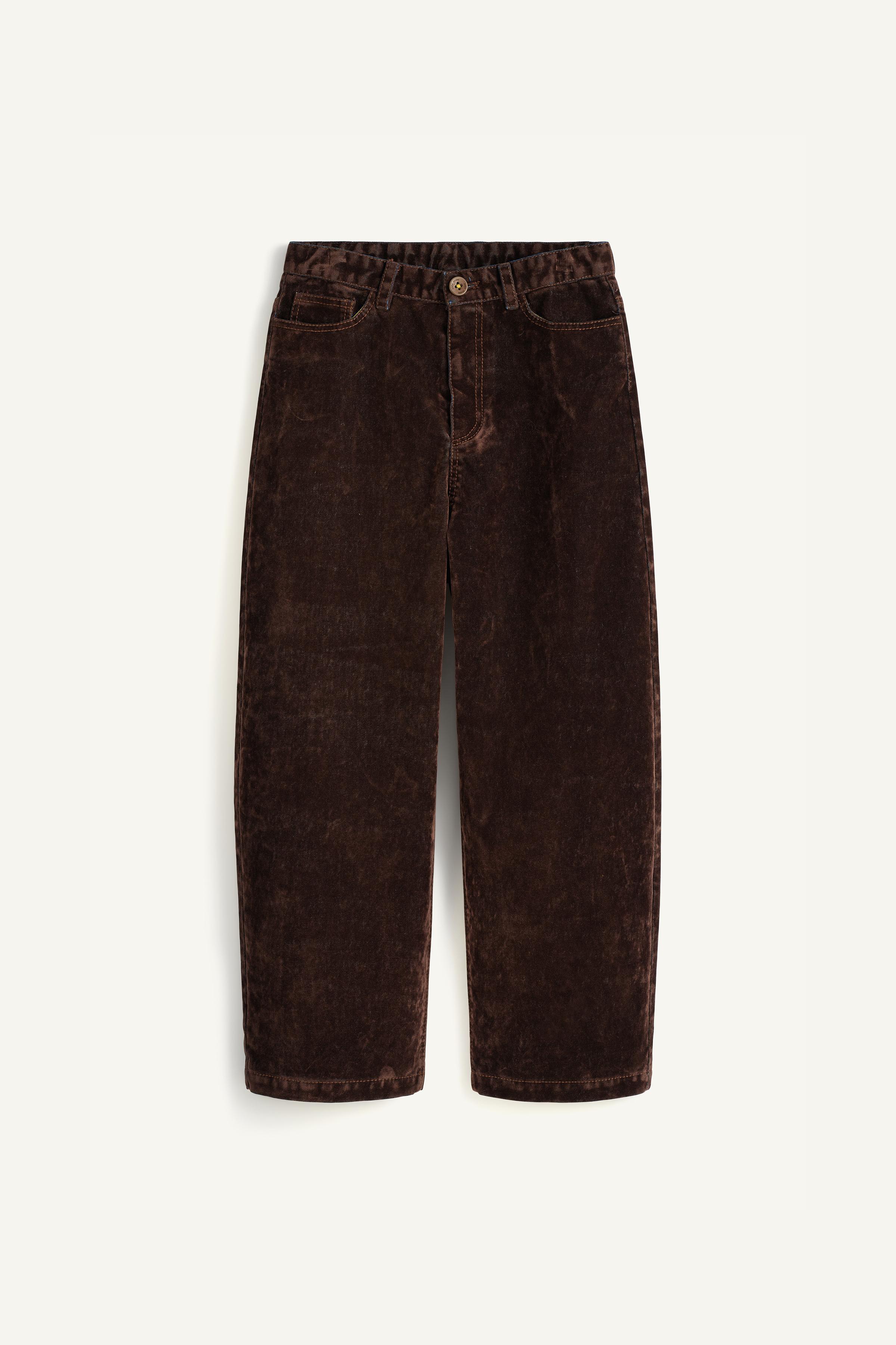 LIMITED EDITION WIDE-LEG VELVET PANTS