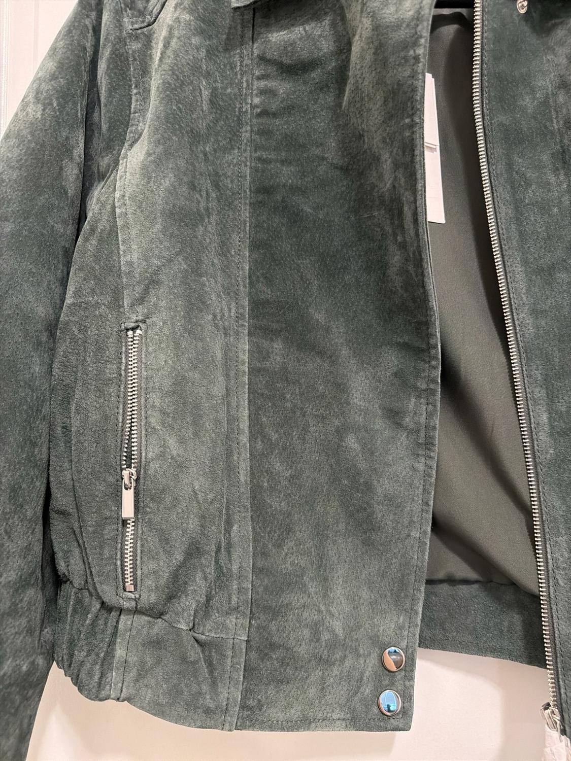 100% SUEDE LEATHER JACKET - Image 2