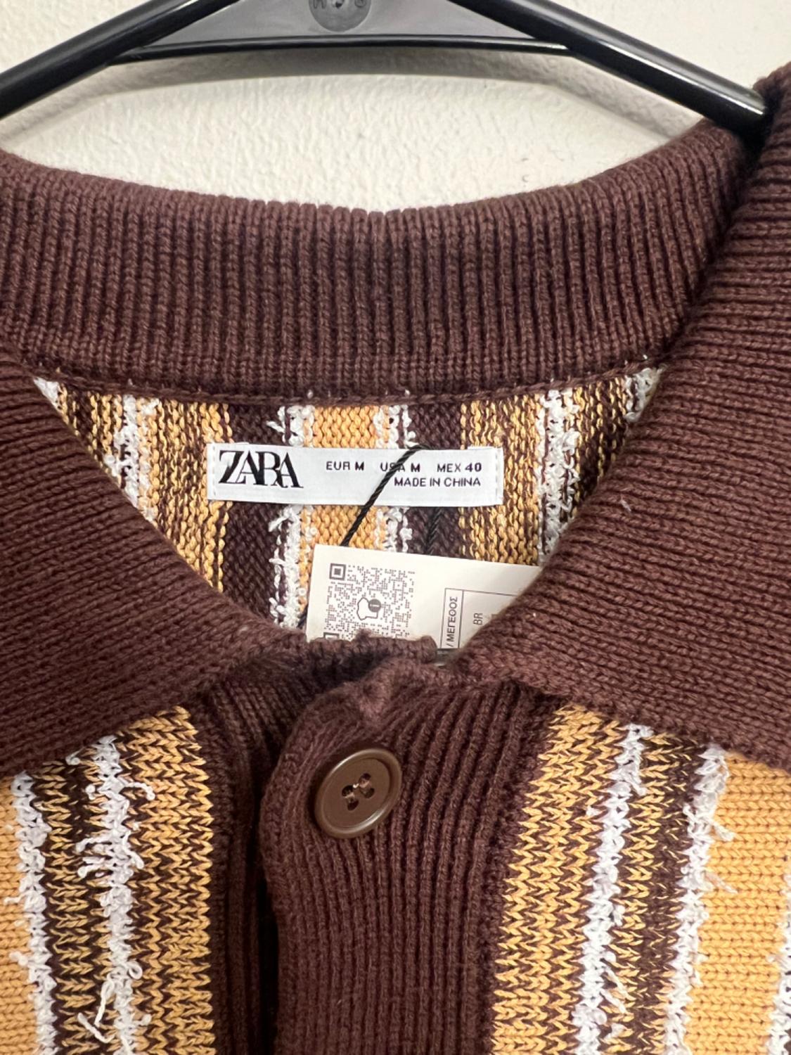 TEXTURED KNIT POLO SHIRT - Image 3