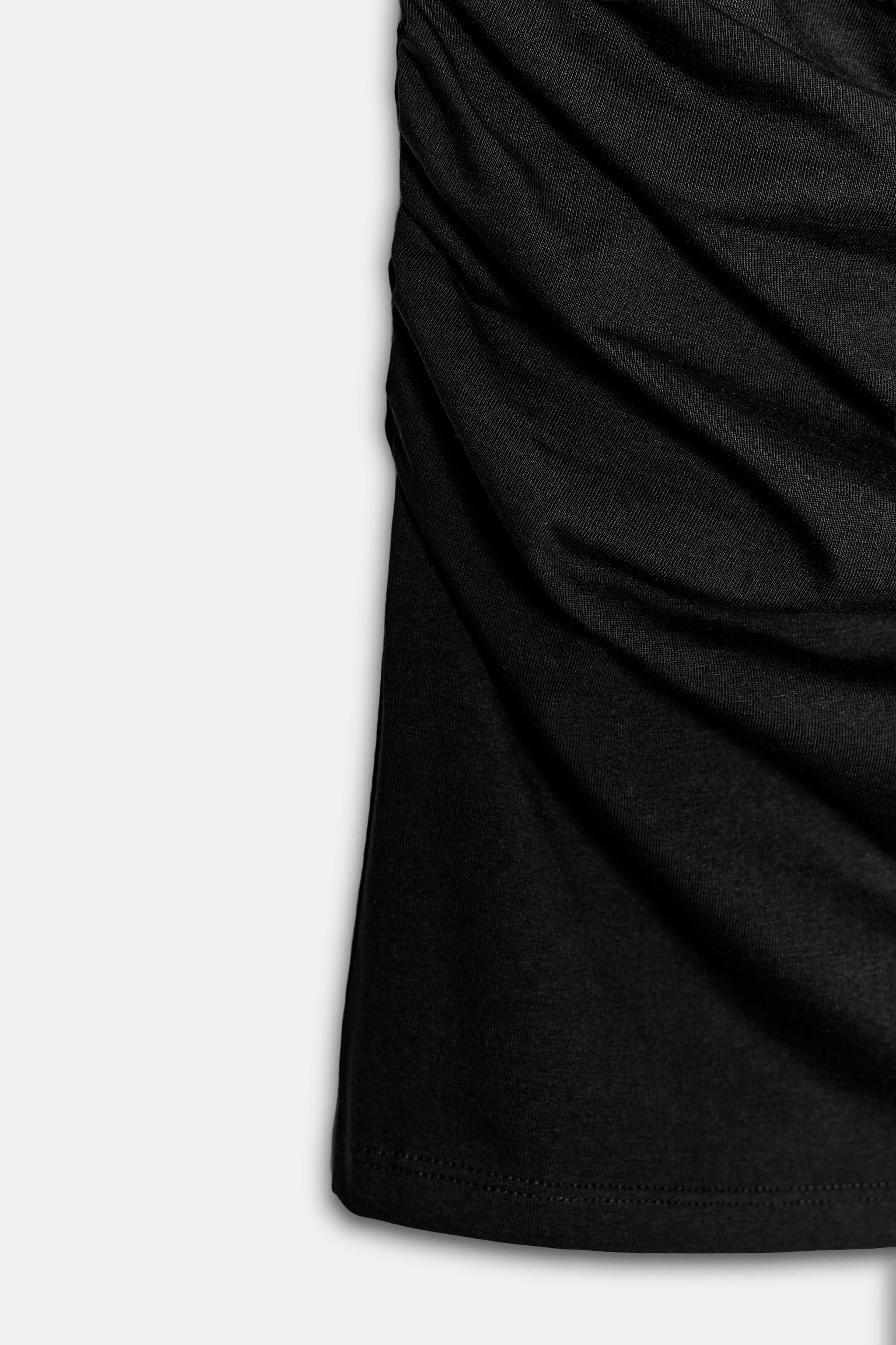 SHORT RUCHED DRESS