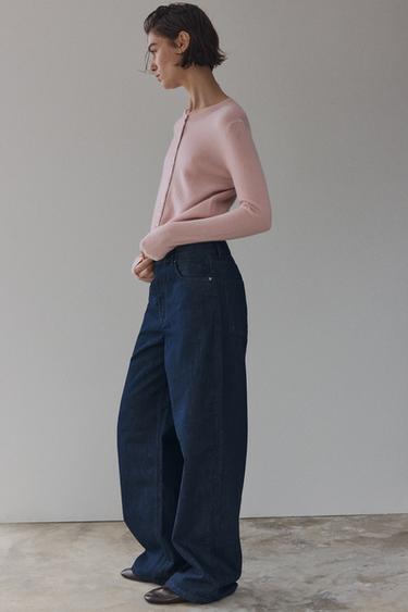 PLAIN 100% CASHMERE CARDIGAN - Pastel pink by Zara - Image 0