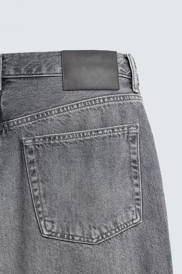 STRAIGHT-LEG JEANS - Grey by Zara - Image 10