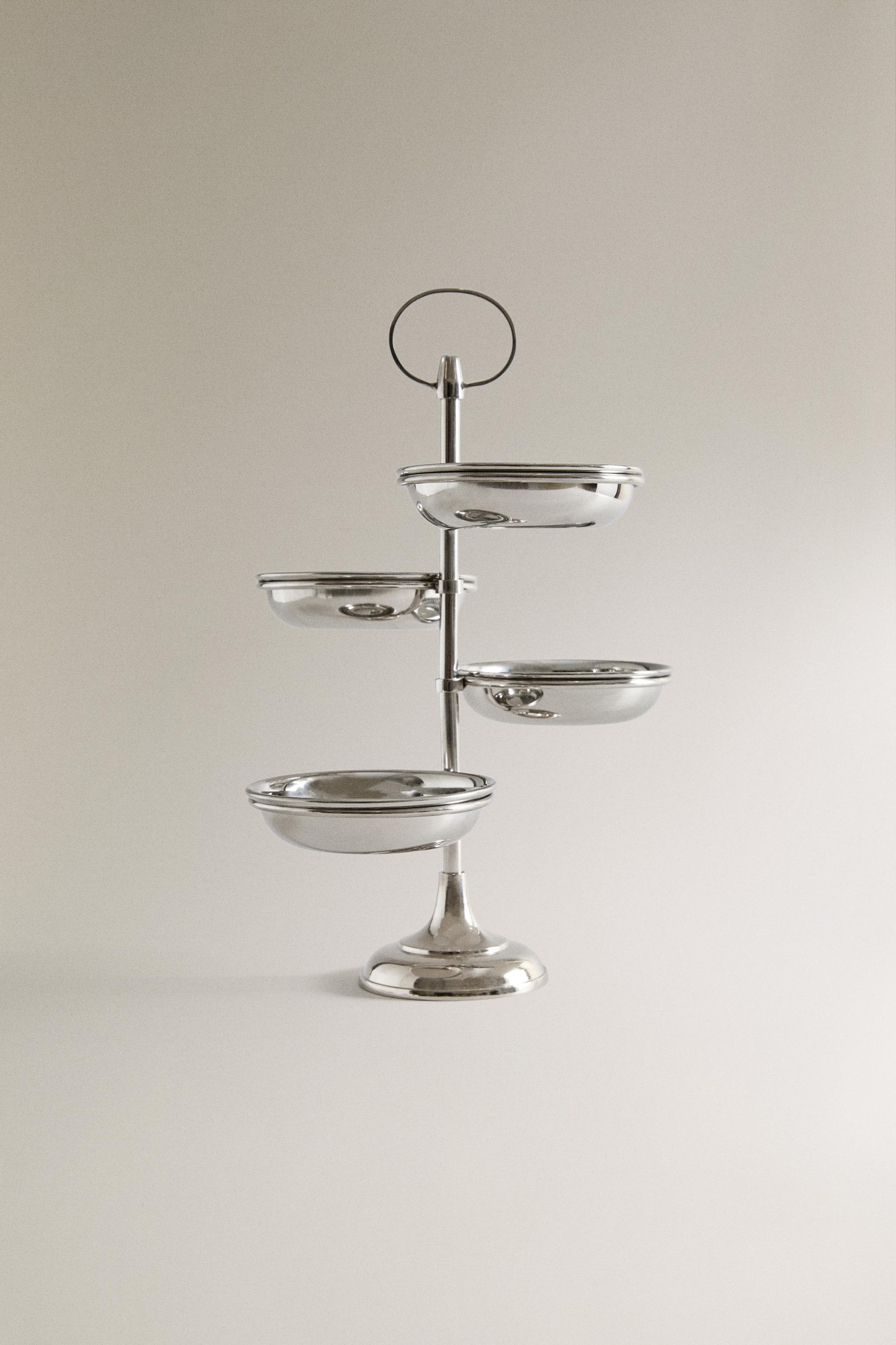 VERTICAL STEEL STAND WITH BOWLS