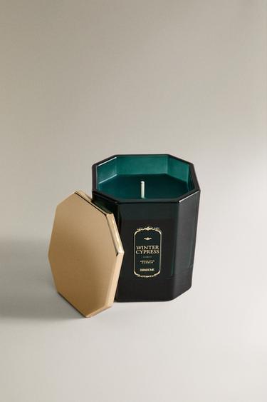 (280 G) WINTER CYPRESS SCENTED CANDLE - whisky by Zara - Image 1