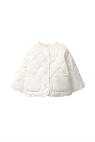 CAZADORA ACOLCHADA WATER REPELLENT - Crudo de Zara