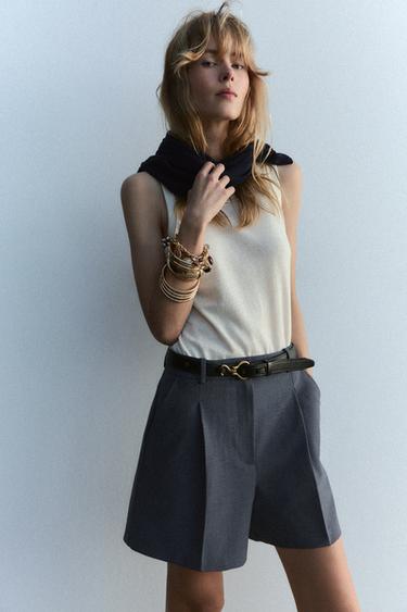 BERMUDAS PINZAS - indigo.vigore de Zara
