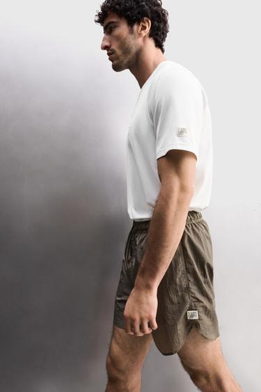 SHORT 2 EN 1 TRAINING - Marron de Zara - Image 4