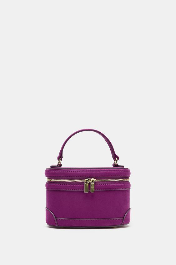 BOLSO VANITY - Morado de Zara - Imagen 0
