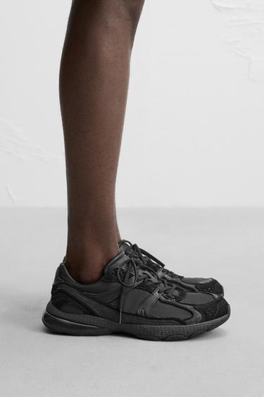Zara MONOCHROME SNEAKERS - Black - Image 0