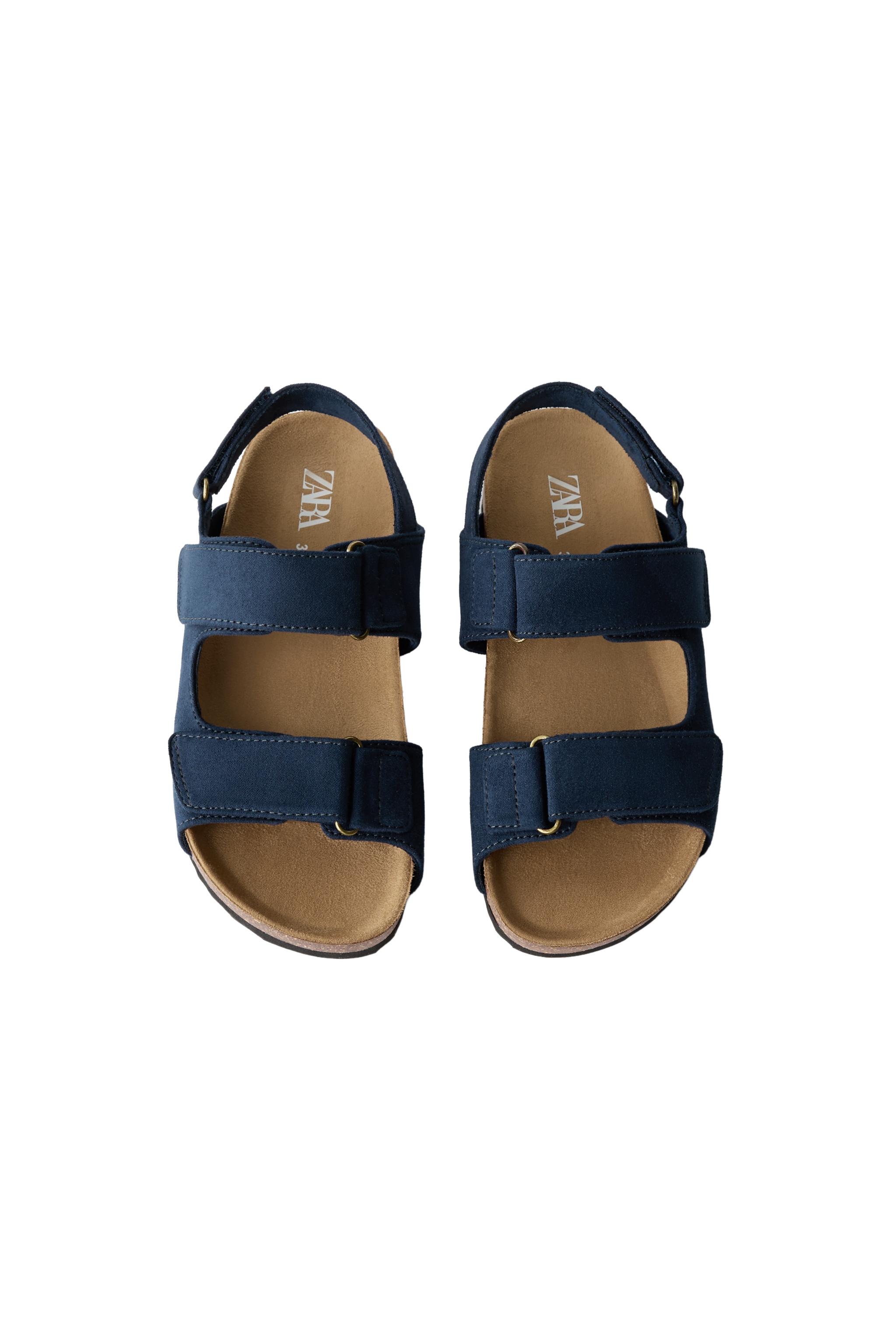 STRAPPY SANDALS — Navy Blue