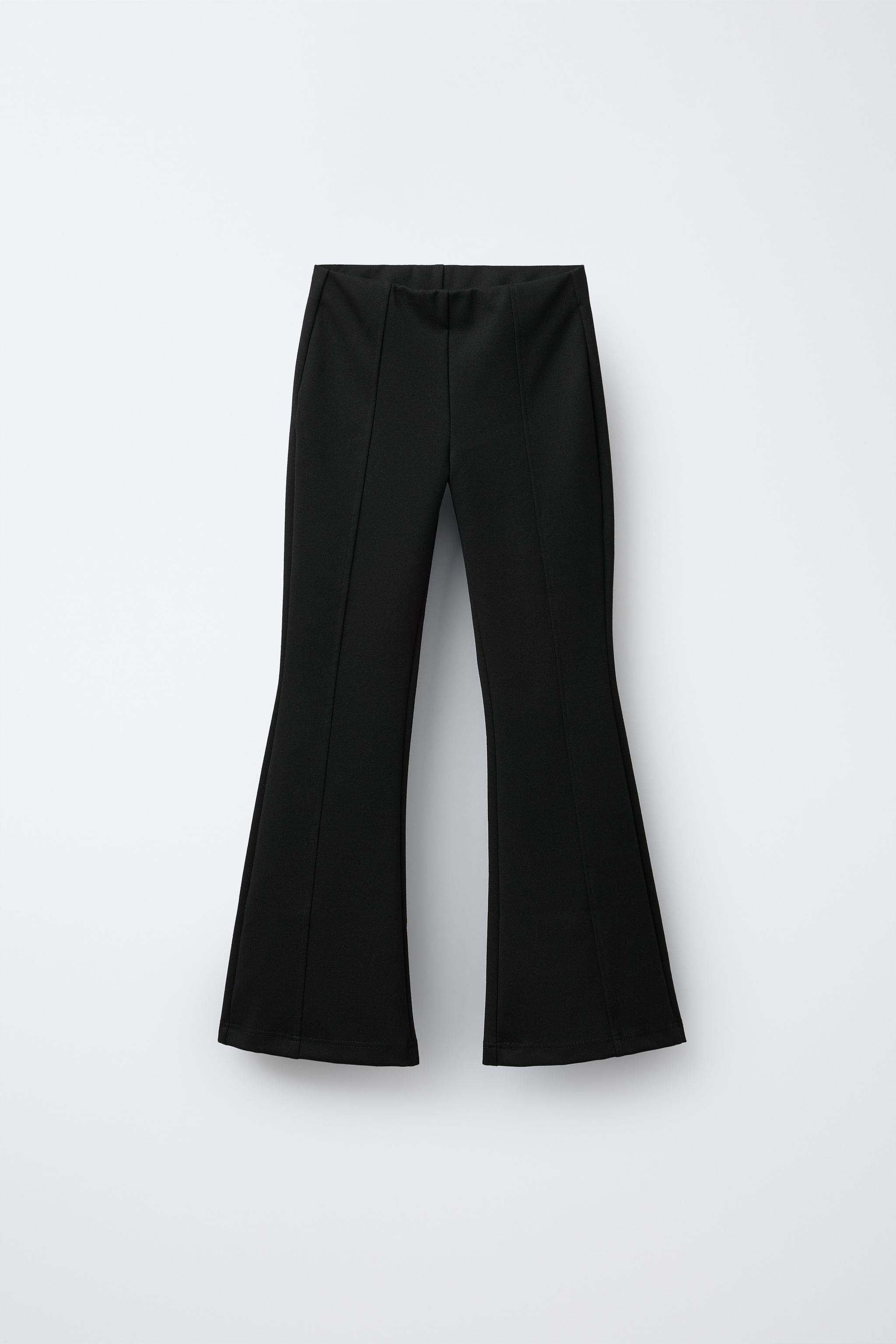 BASIC FLARE PANTS - Black | ZARA United States