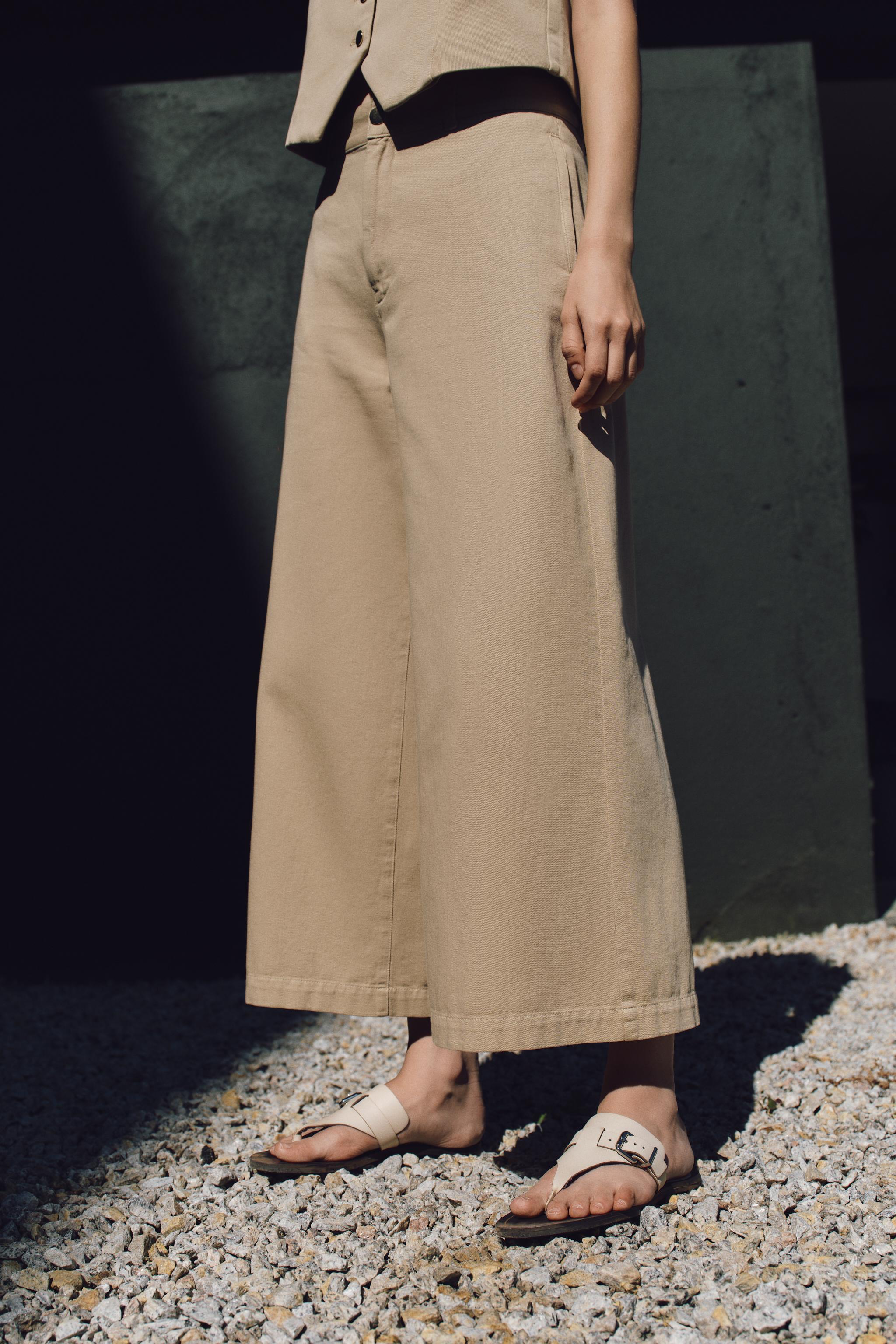 Jupe culotte plissée zara sale