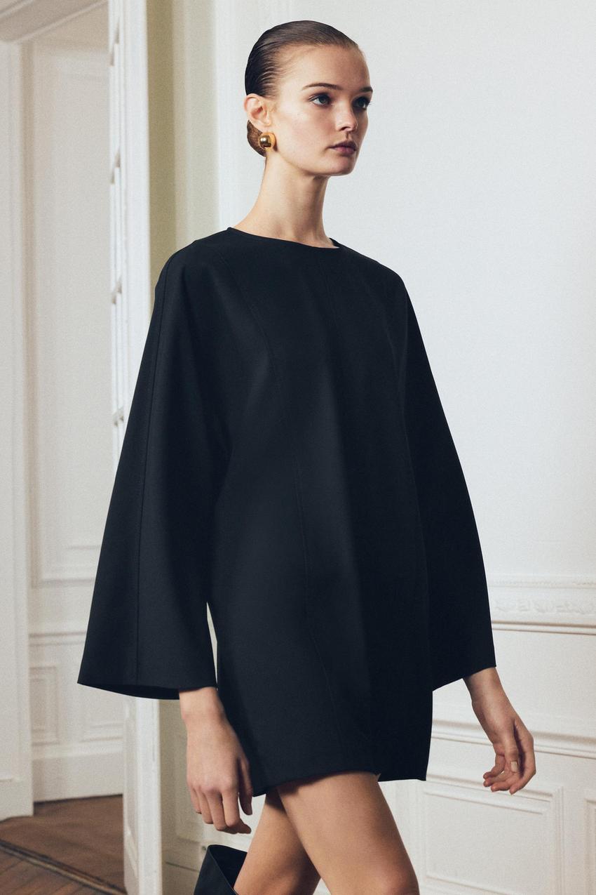 ZW COLLECTION ミニワンピース - ブラック | ZARA Japan / 日本 