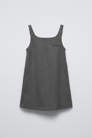 САРАФАН С КАРМАНОМ — СЕРЫЙ от Zara — изображение 0
